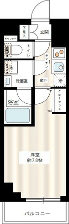 ルクシェール浅草の物件間取画像